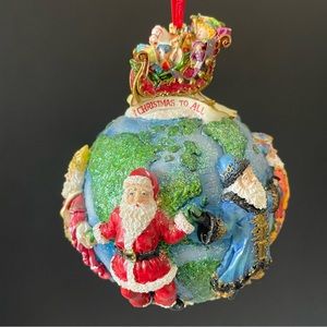 Santas Around the World Ornament by Christopher Radko